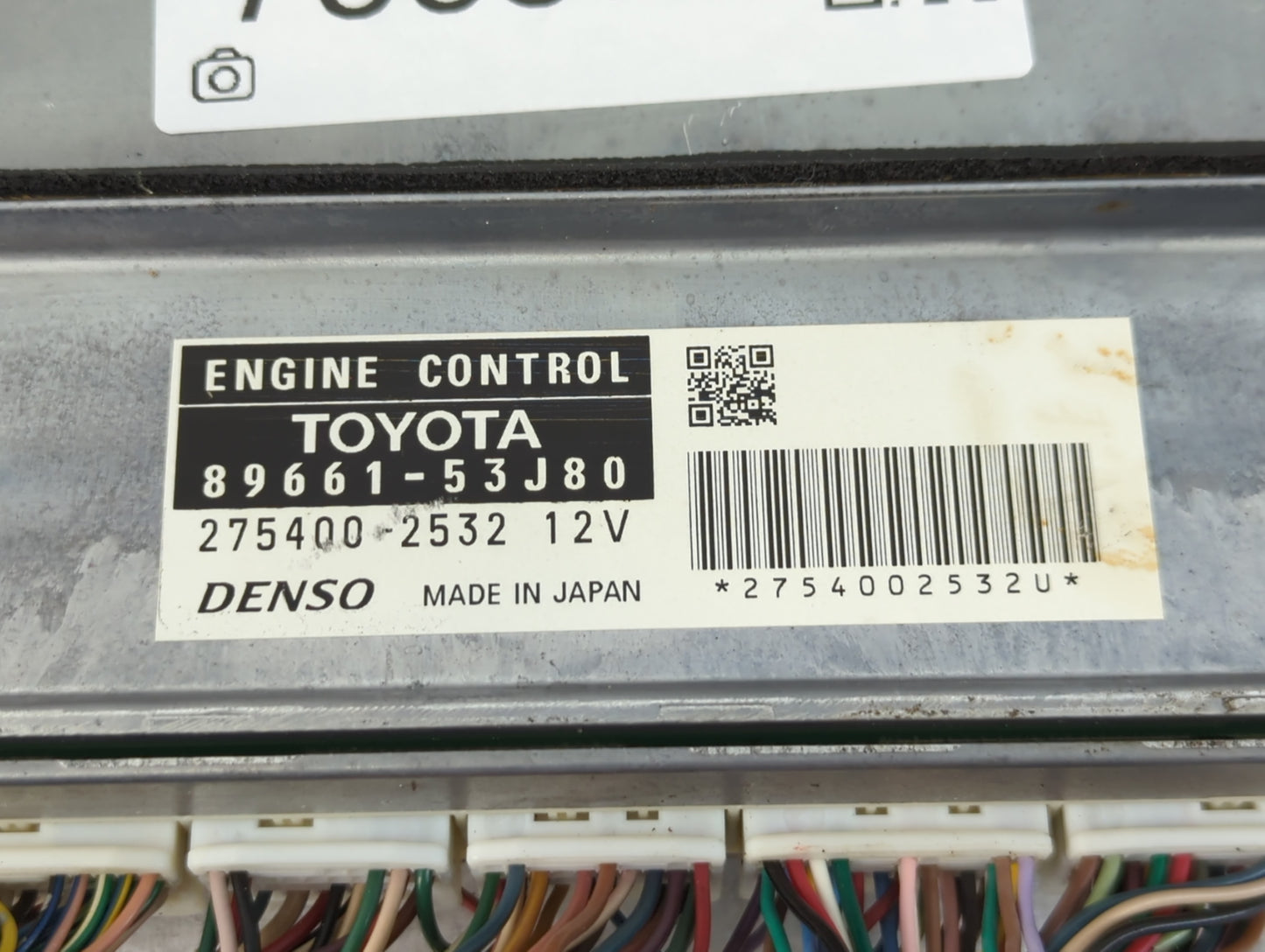 2011-2012 Lexus Is250 PCM Engine Control Computer ECU ECM PCU OEM P/N:275400-2532 89661-53J80 Fits Fits 2011 2012 OEM Used A