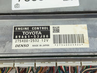 2011-2012 Lexus Is250 PCM Engine Control Computer ECU ECM PCU OEM P/N:275400-2532 89661-53J80 Fits Fits 2011 2012 OEM Used A