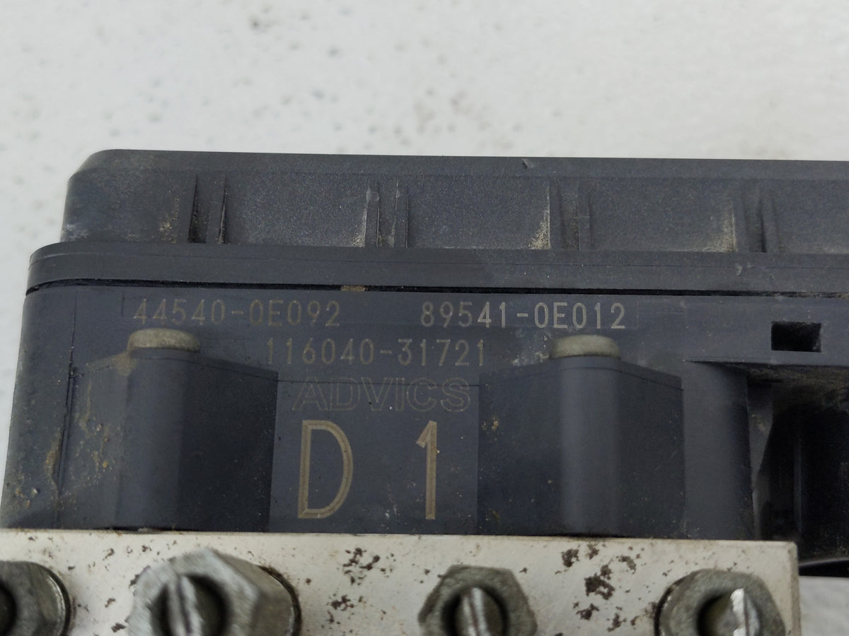 2012-2013 Lexus Rx350 Anti-Lock Brake ABS Pump Module Actuator OEM P/N:116040-31721 44540-0E092, 89541-0E012 Fits Fits 2012 