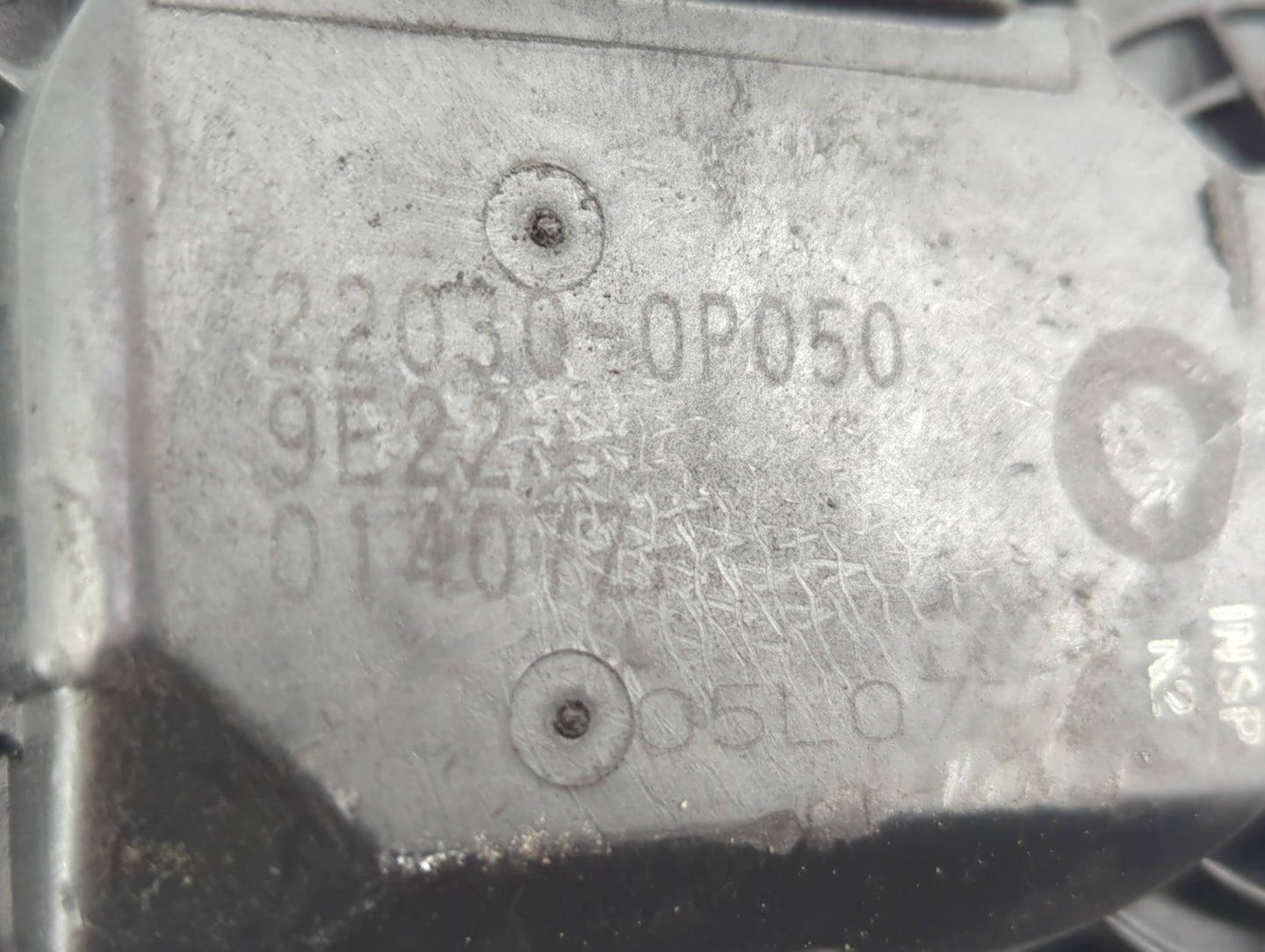 2007-2015 Lexus Rx350 Throttle Body P/N:22030-0P050 Fits OEM Used Auto Parts - Oemusedautoparts1.com