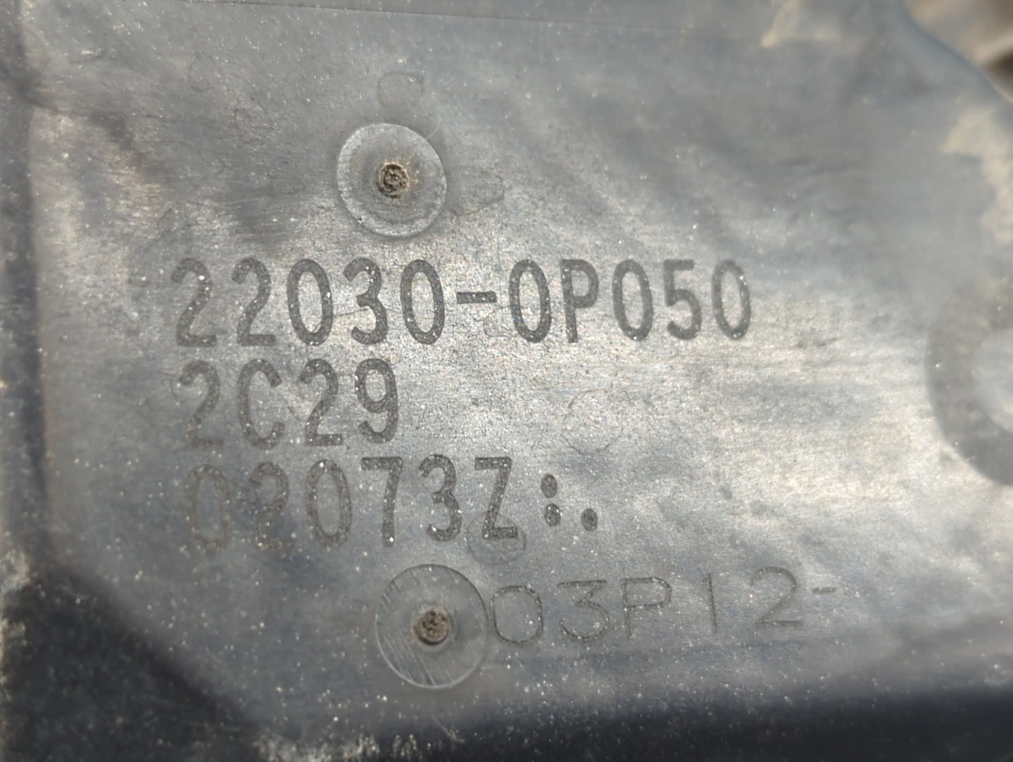 2007-2015 Lexus Rx350 Throttle Body P/N:22030-0P050 Fits OEM Used Auto Parts - Oemusedautoparts1.com