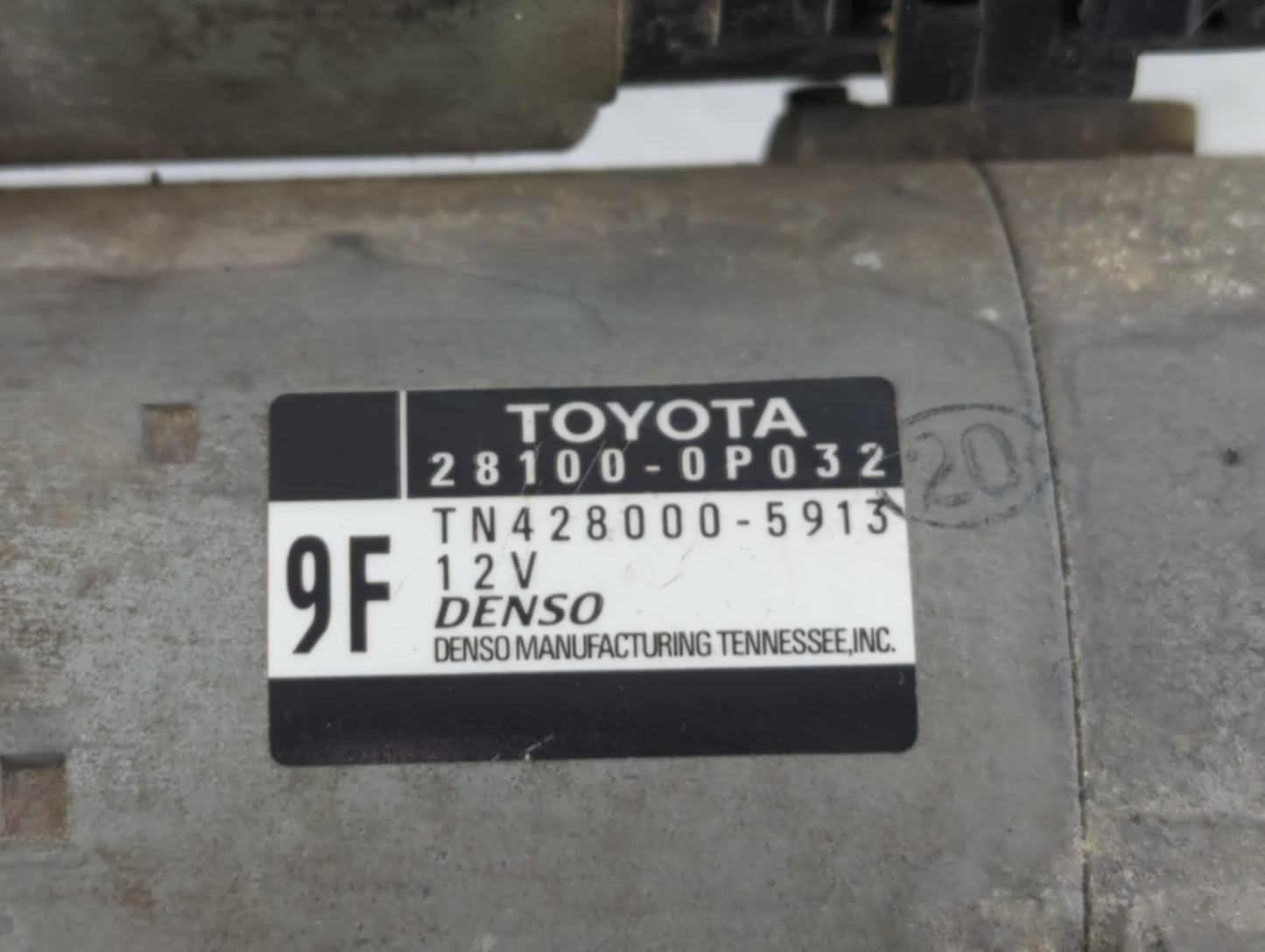2010-2013 Lexus Rx350 Car Starter Motor Solenoid OEM P/N:TN428000-5913 28100-0P032 Fits Fits 2010 2011 2012 2013 OEM Used Au