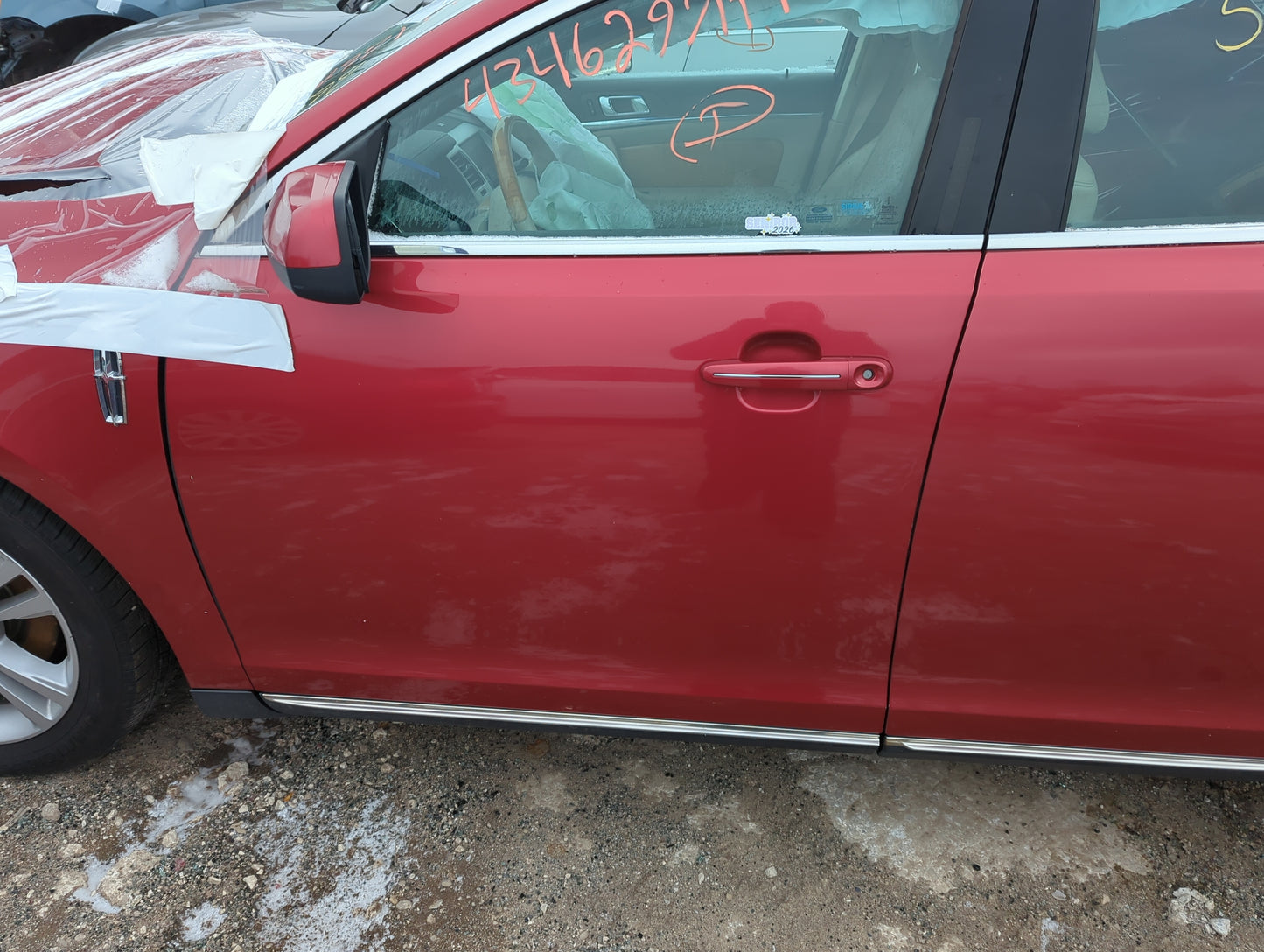 2009-2013 Lincoln Mks Driver Front Door Oem 1281686 - Oemusedautoparts1.com