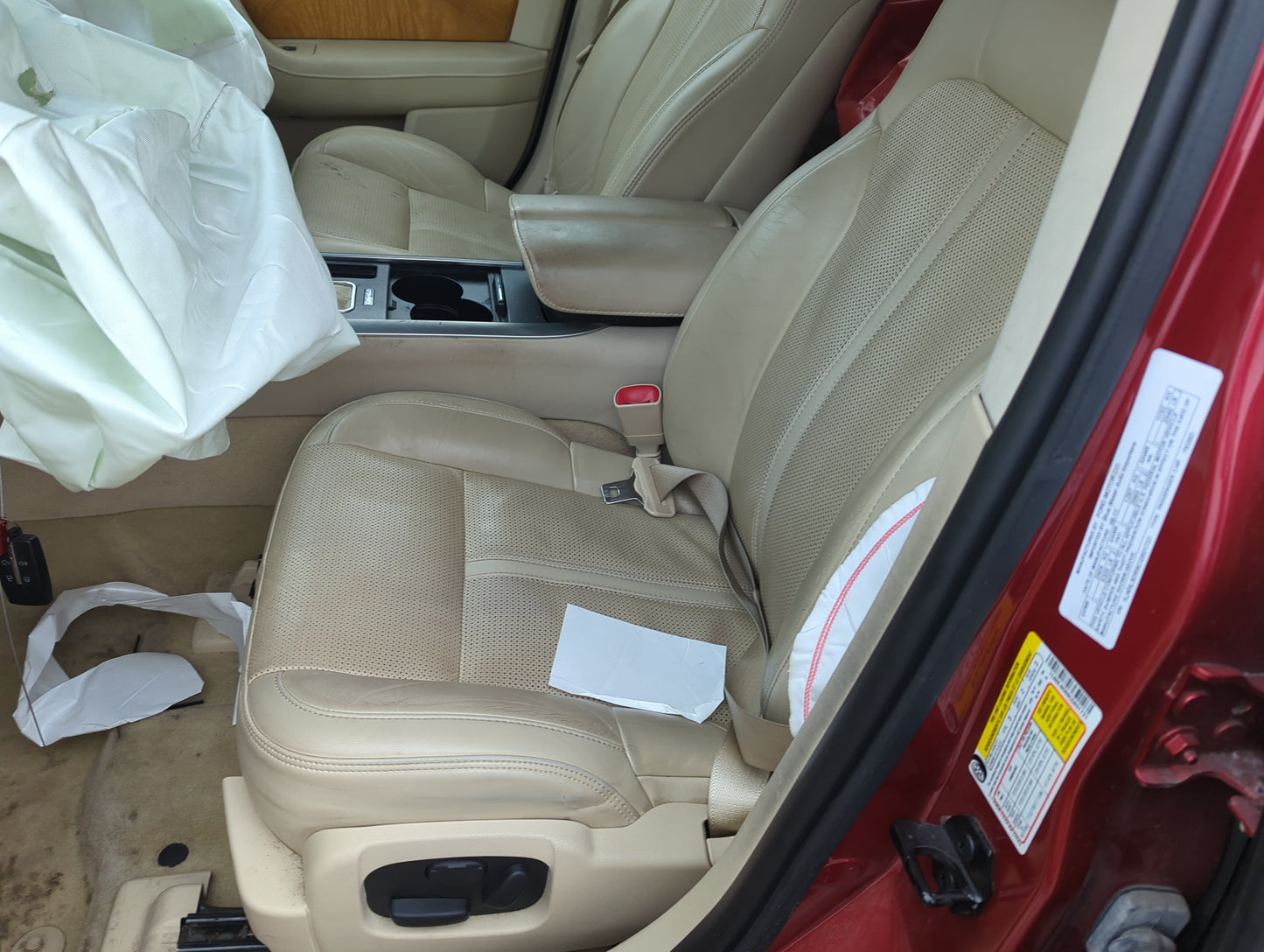 2009-2012 Lincoln Mks Driver Front Seat Oem - Oemusedautoparts1.com