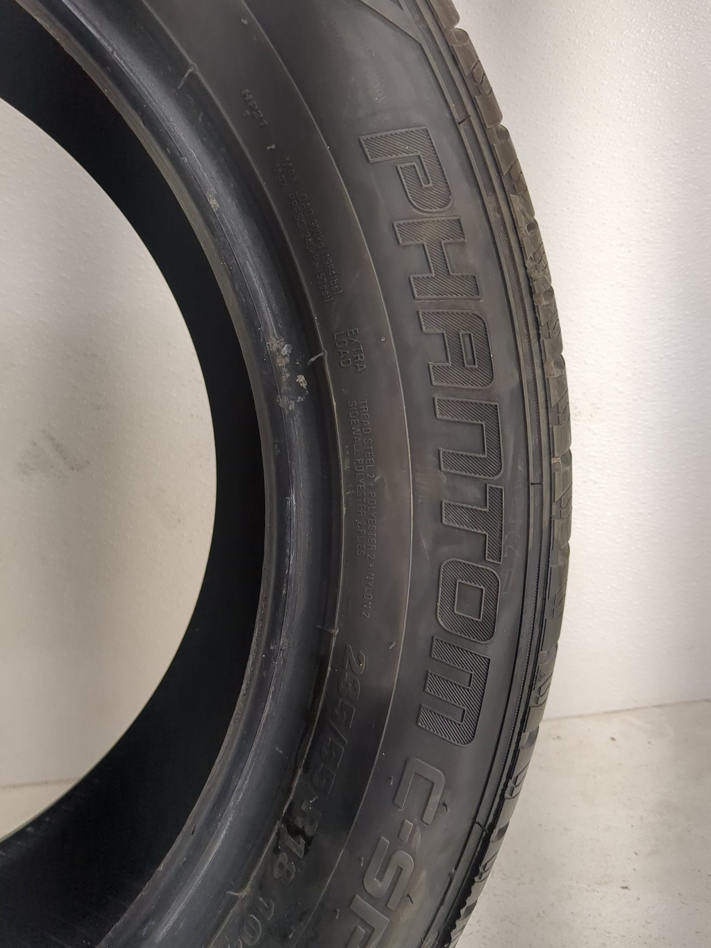 Used Tire 235/55R18 PHANTOM C-SPORT 104V - Tread Depth 11/32 - Oemusedautoparts1.com