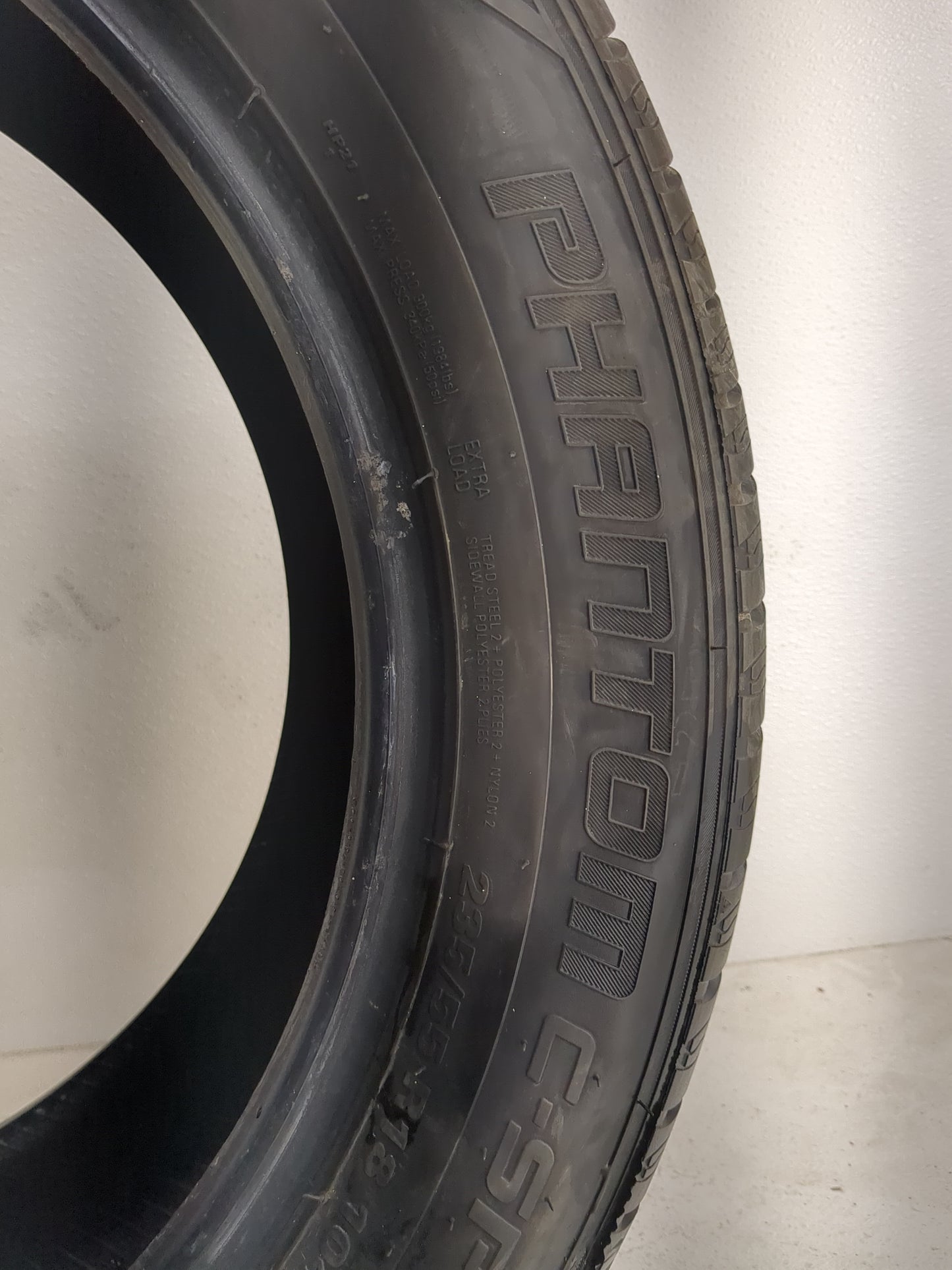 Used Tire 235/55R18 PHANTOM C-SPORT 104V - Tread Depth 11/32 - Oemusedautoparts1.com