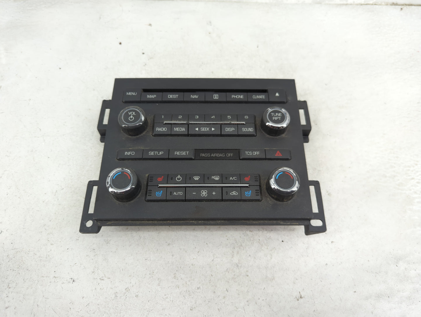 2012 Lincoln Mks Climate Control Module Temperature AC/Heater Replacement P/N:BA5T-18A802-AD UQW1502 Fits OEM Used Auto Part
