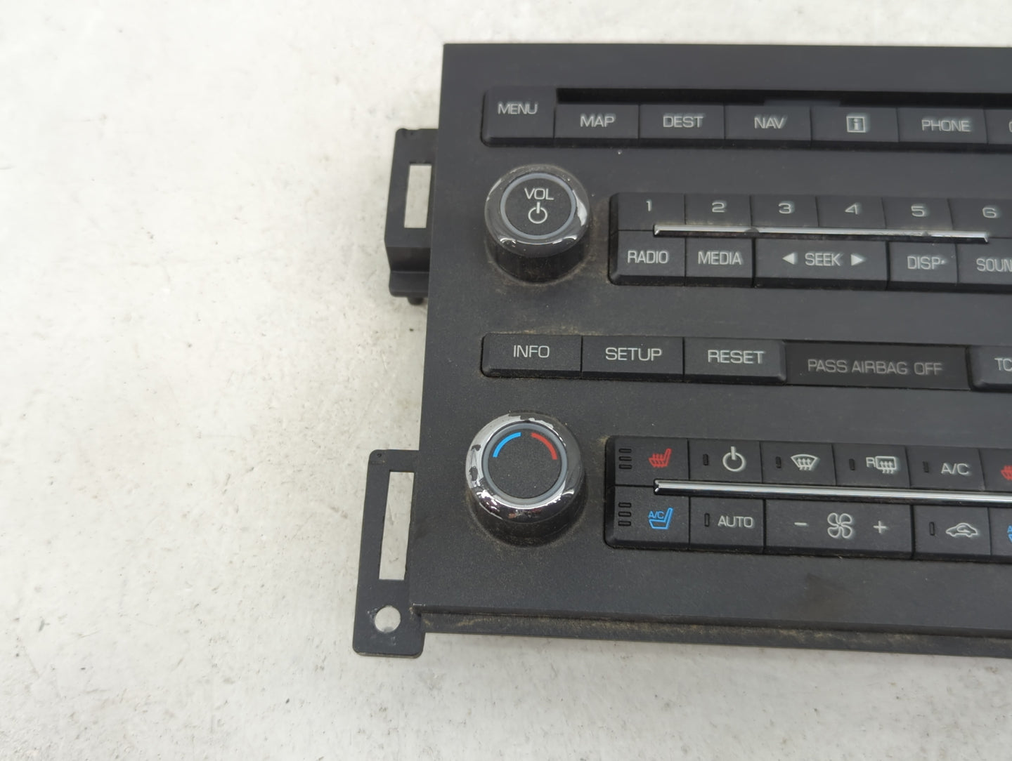 2012 Lincoln Mks Climate Control Module Temperature AC/Heater Replacement P/N:BA5T-18A802-AD UQW1502 Fits OEM Used Auto Part