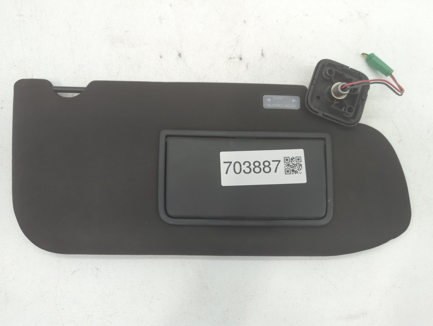 2010-2016 Lincoln Mks Sun Visor Shade Replacement Passenger Right Mirror Fits OEM Used Auto Parts - Oemusedautoparts1.com