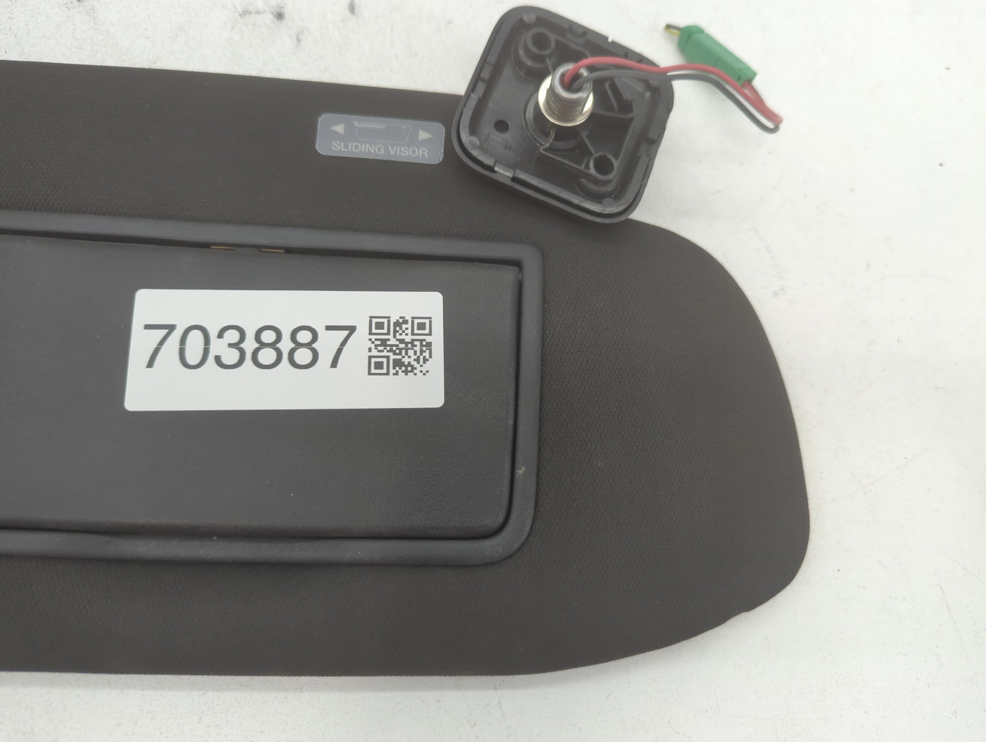 2010-2016 Lincoln Mks Sun Visor Shade Replacement Passenger Right Mirror Fits OEM Used Auto Parts - Oemusedautoparts1.com