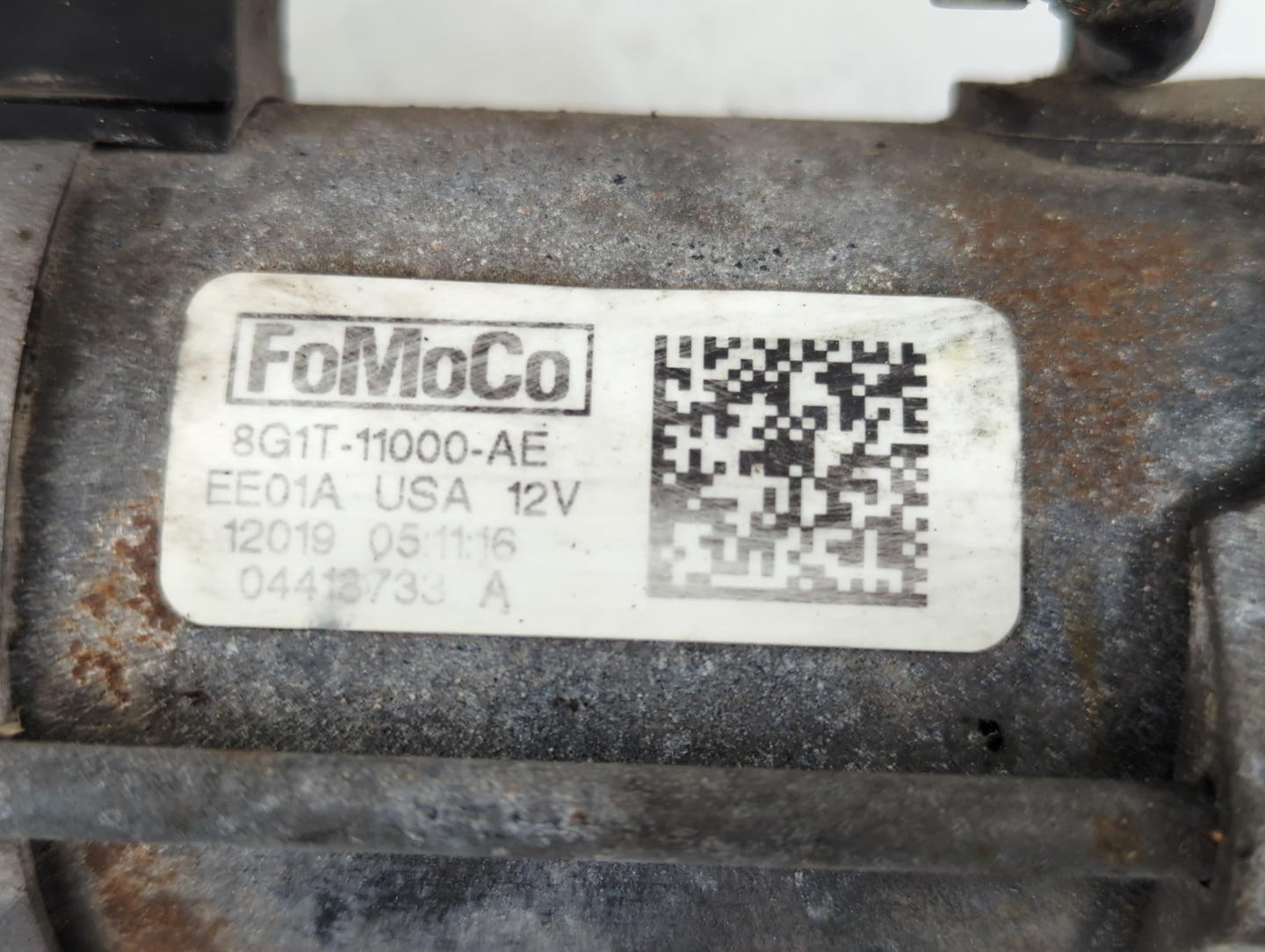 2009-2016 Lincoln Mks Car Starter Motor Solenoid OEM P/N:8G1T-11000-AE Fits OEM Used Auto Parts - Oemusedautoparts1.com