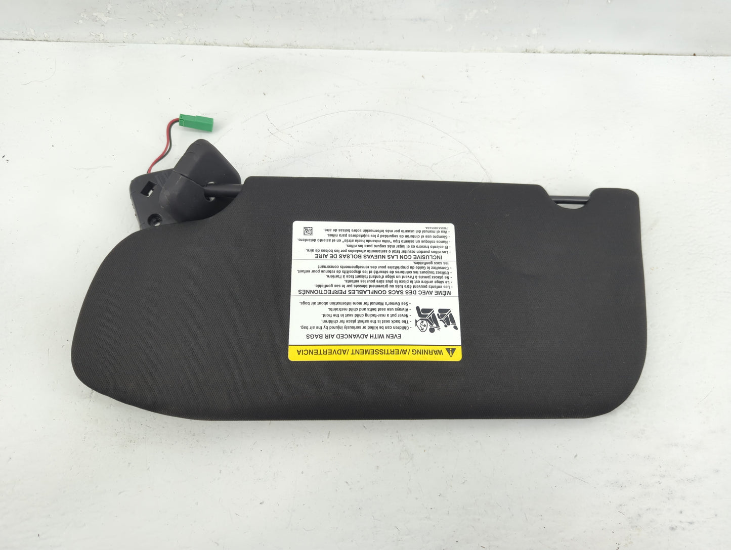 2010-2016 Lincoln Mks Sun Visor Shade Replacement Passenger Right Mirror Fits OEM Used Auto Parts - Oemusedautoparts1.com