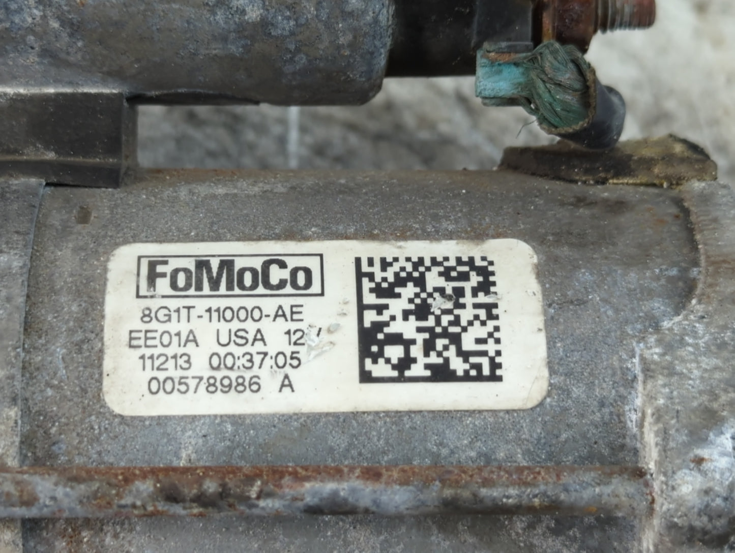 2009-2016 Lincoln Mks Car Starter Motor Solenoid OEM P/N:00578986A 8G1T-11000-AE Fits OEM Used Auto Parts - Oemusedautoparts