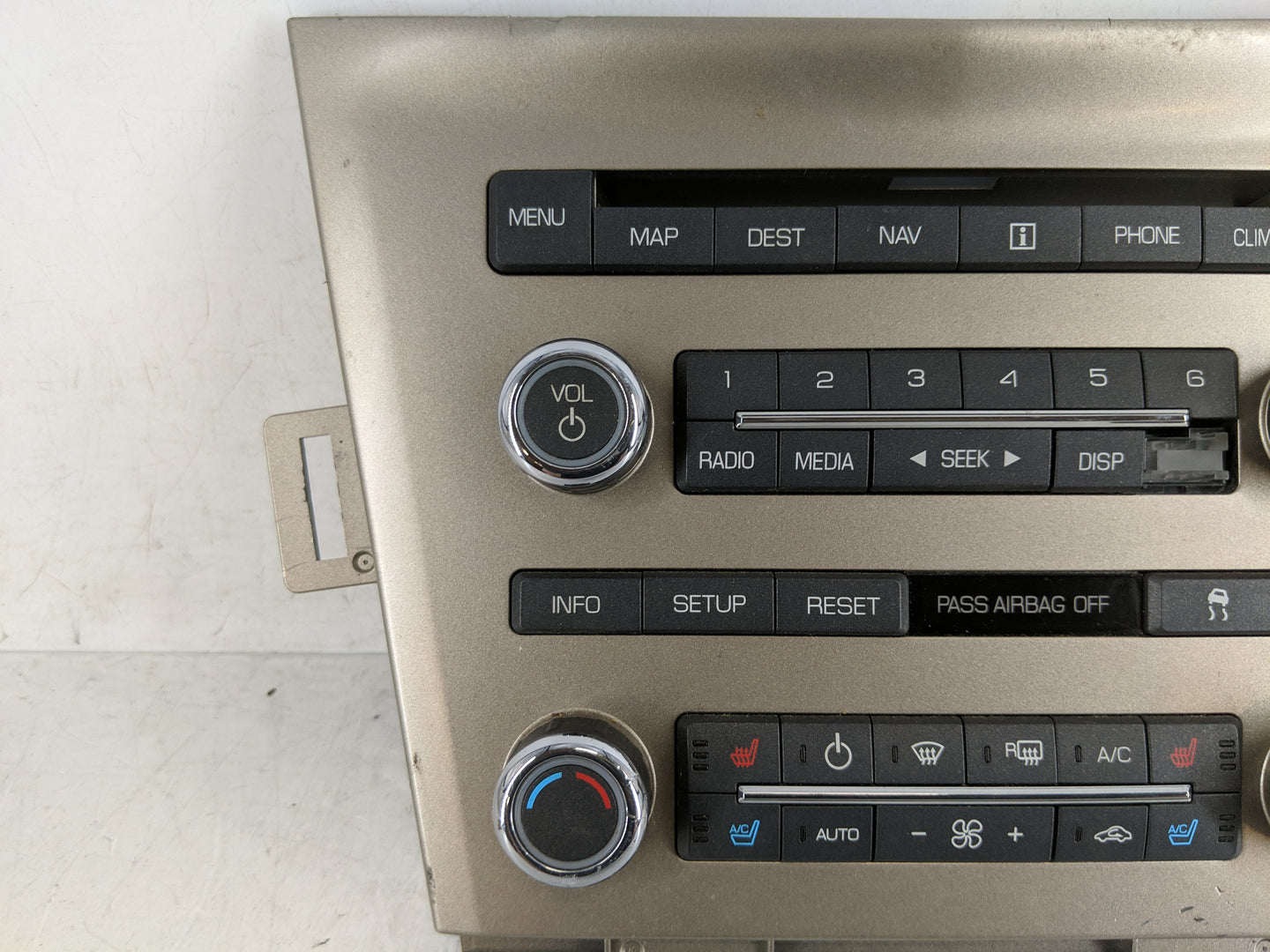 2010-2012 Lincoln Mkt Radio AM FM Cd Player Receiver Replacement P/N:AE9T-18A802-BE Fits Fits 2010 2011 2012 OEM Used Auto P