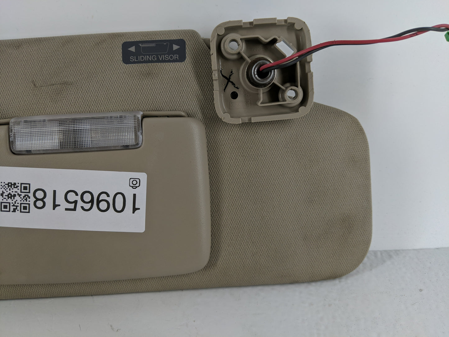 2011-2015 Lincoln Mkx Sun Visor Shade Replacement Passenger Right Mirror Fits Fits 2011 2012 2013 2014 2015 OEM Used Auto Pa