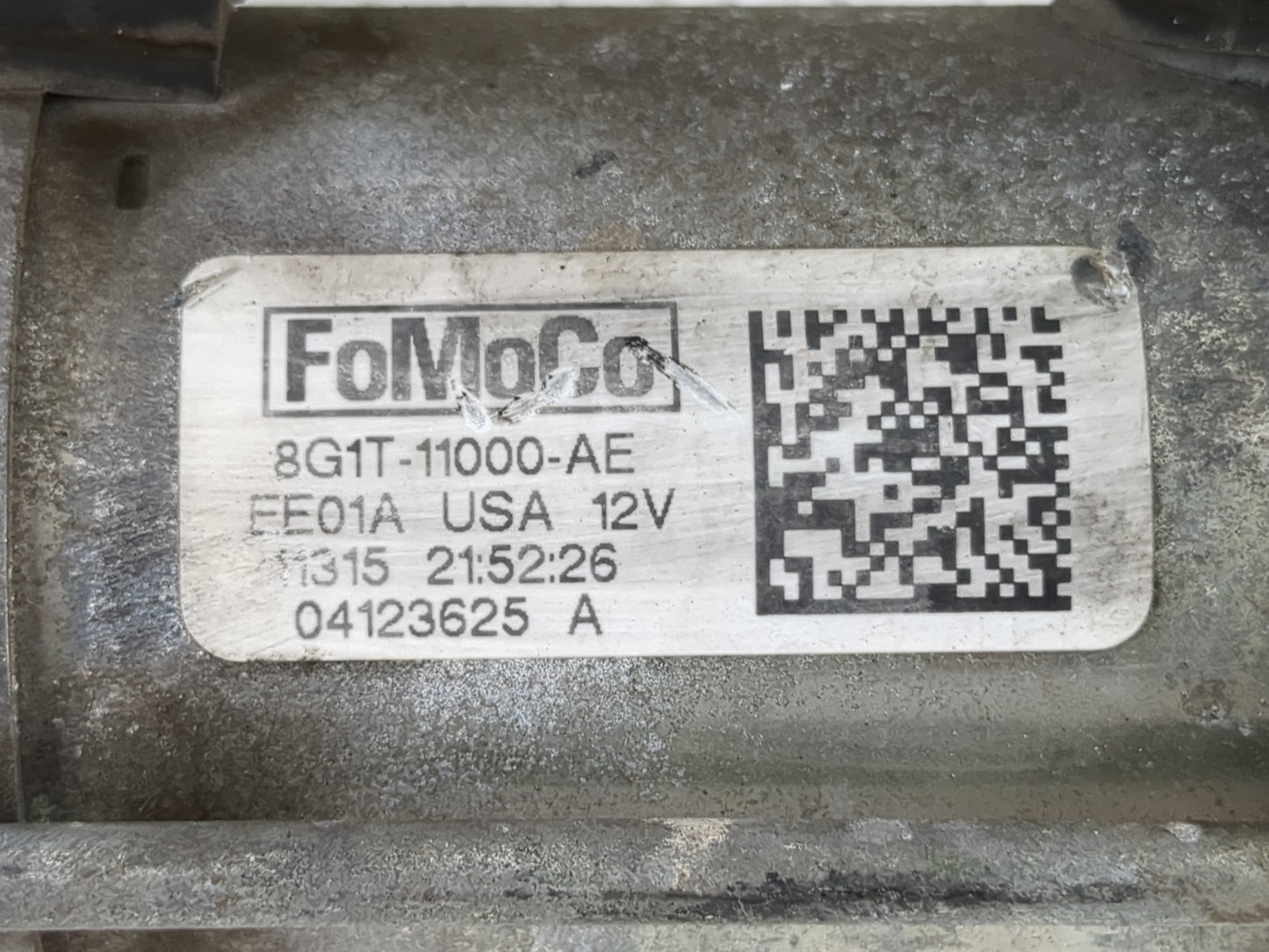 2007-2018 Lincoln Mkx Car Starter Motor Solenoid OEM P/N:8G1T-11000-AE Fits OEM Used Auto Parts - Oemusedautoparts1.com