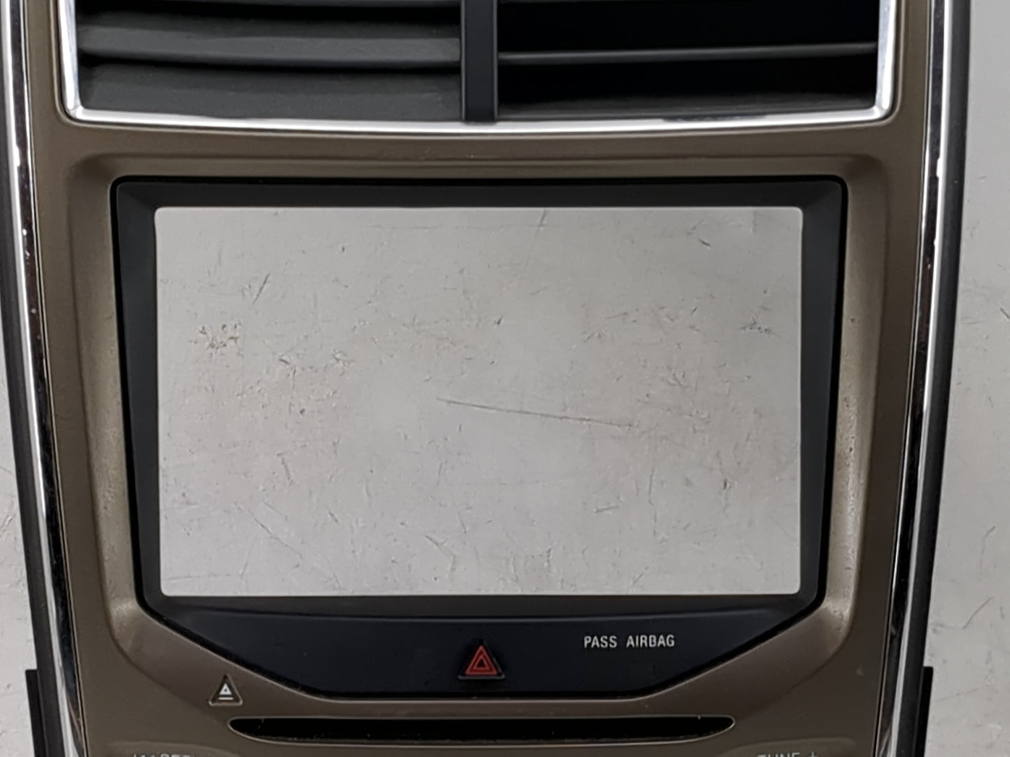 2012-2012 Lincoln Mkx Radio Control Panel Champagne - Oemusedautoparts1.com