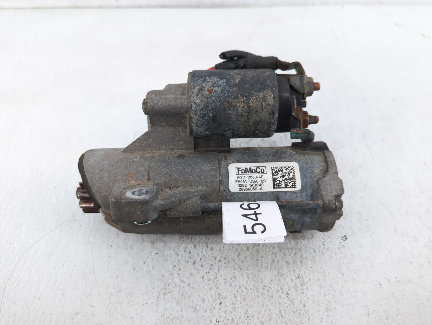 2007-2018 Lincoln Mkx Car Starter Motor Solenoid OEM P/N:8G1T-11000-AE Fits OEM Used Auto Parts - Oemusedautoparts1.com
