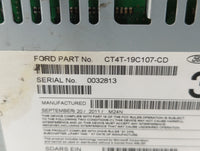 2012-2013 Lincoln Mkx Radio AM FM Cd Player Receiver Replacement P/N:CT4T-19C107-CD Fits Fits 2012 2013 OEM Used Auto Parts 