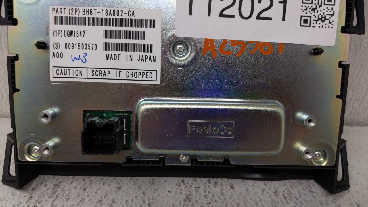 2011-2012 Lincoln Mkz Radio Control Panel - Oemusedautoparts1.com