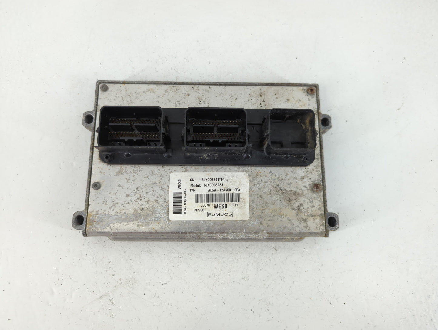 2011-2012 Lincoln Mkz PCM Engine Control Computer ECU ECM PCU OEM P/N:AE5A-12A650-FEA Fits Fits 2011 2012 OEM Used Auto Part