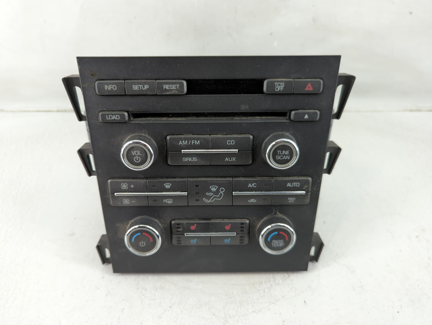 2012 Lincoln Mkz Radio AM FM Cd Player Receiver Replacement P/N:CH6T-19C158-AC Fits OEM Used Auto Parts - Oemusedautoparts1.