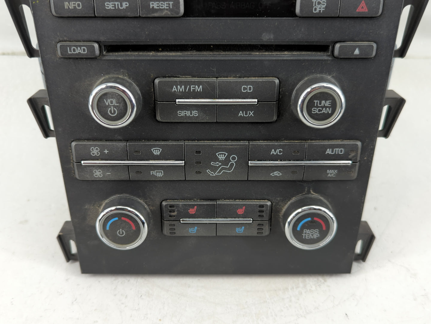 2012 Lincoln Mkz Radio AM FM Cd Player Receiver Replacement P/N:CH6T-19C158-AC Fits OEM Used Auto Parts - Oemusedautoparts1.