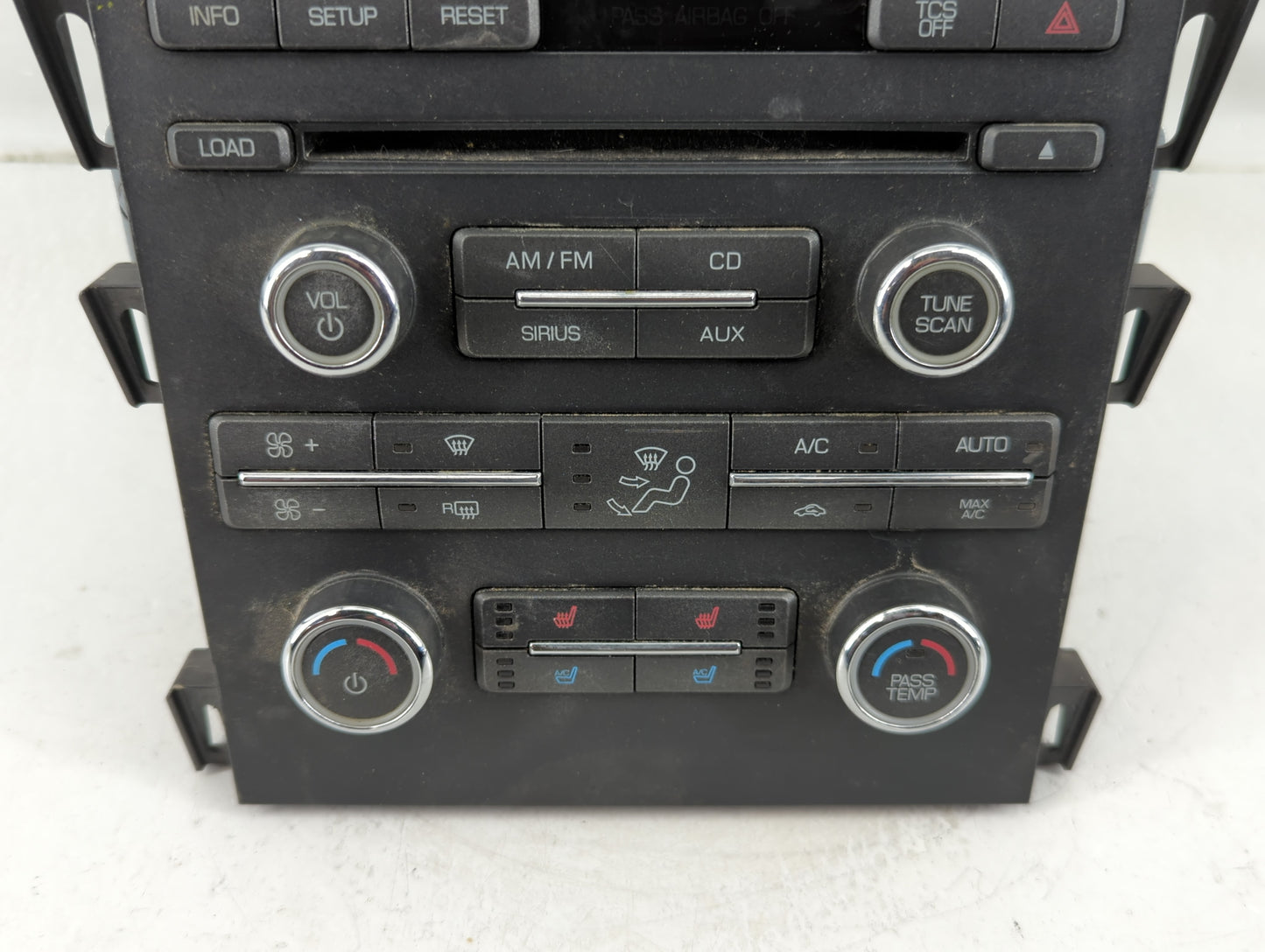 2012 Lincoln Mkz Radio AM FM Cd Player Receiver Replacement P/N:CH6T-19C158-AC Fits OEM Used Auto Parts - Oemusedautoparts1.