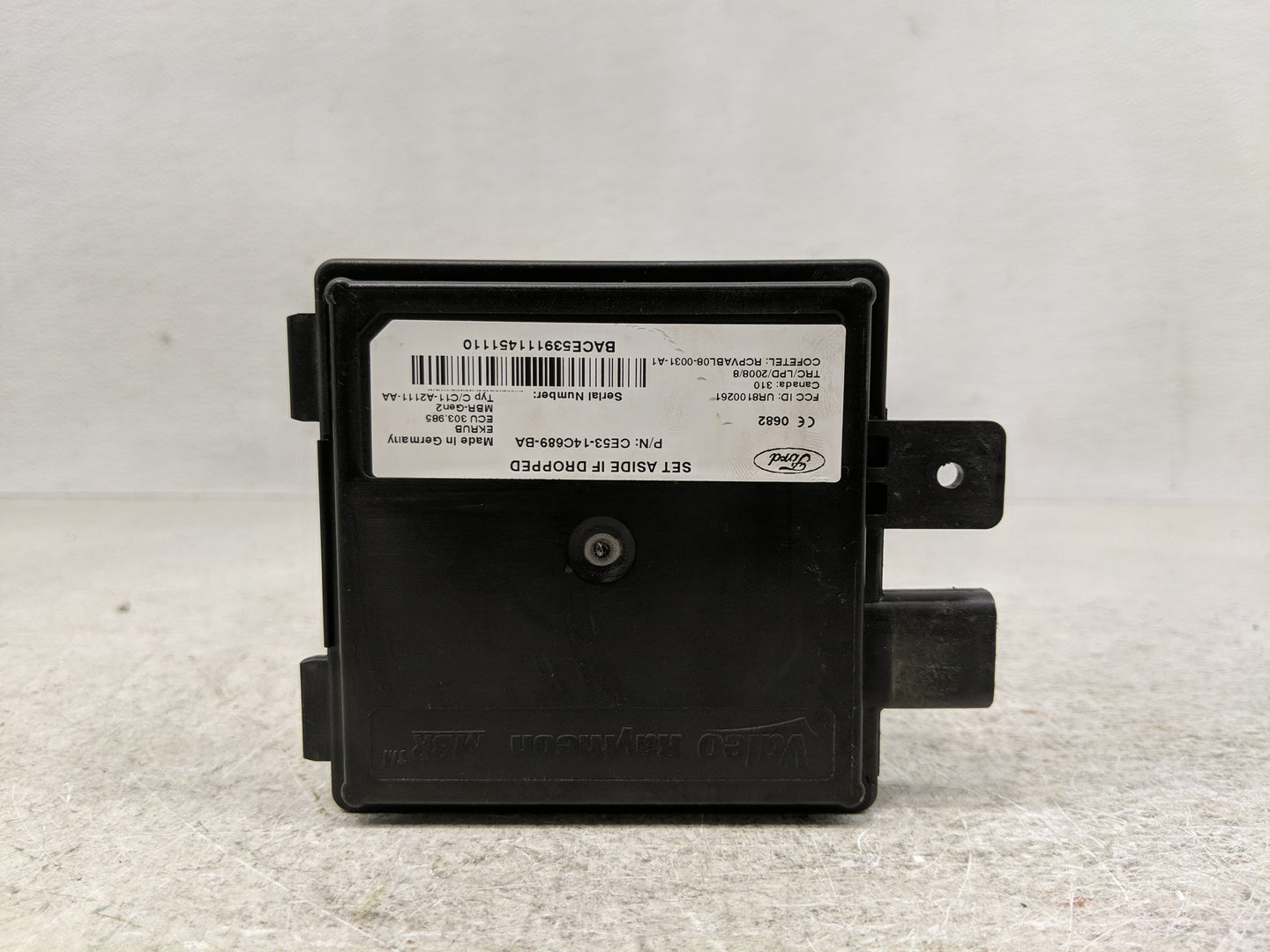 2012 Lincoln Mkz PCM Engine Control Computer ECU ECM PCU OEM P/N:CE53-14C689-BA C1CT11-A2111-AA Fits OEM Used Auto Parts - O