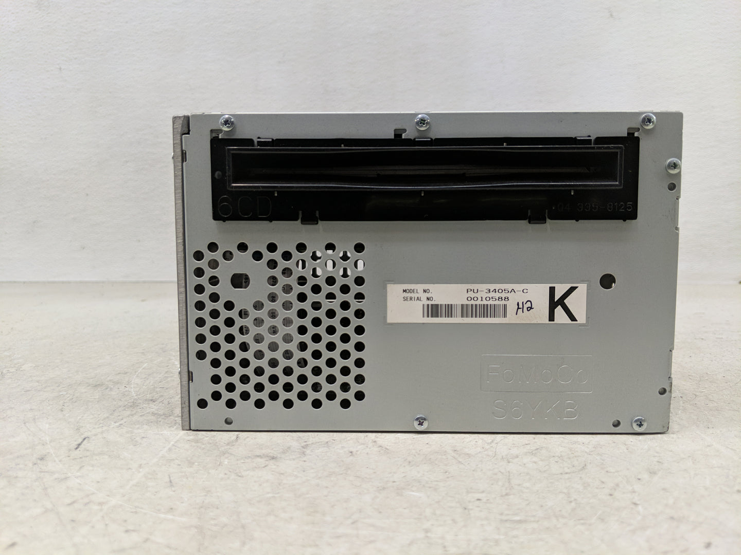 2012 Lincoln Mkz Radio AM FM Cd Player Receiver Replacement P/N:CH6T-19C158-AC Fits OEM Used Auto Parts - Oemusedautoparts1.