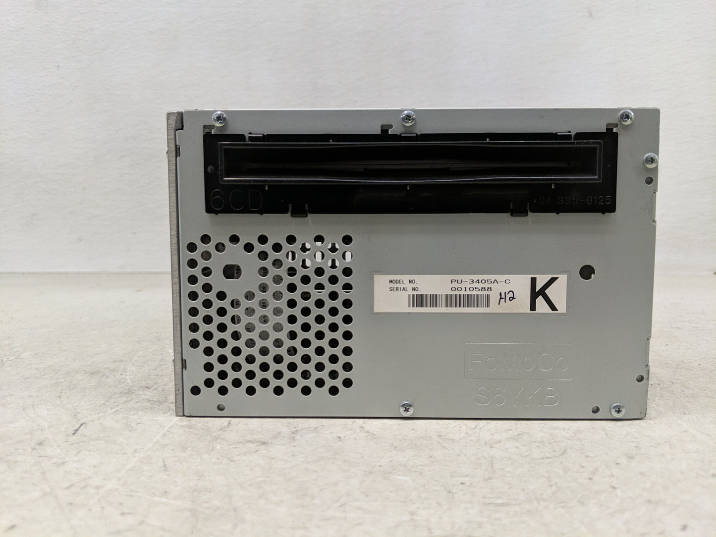 2012 Lincoln Mkz Radio AM FM Cd Player Receiver Replacement P/N:CH6T-19C158-AC Fits OEM Used Auto Parts - Oemusedautoparts1.
