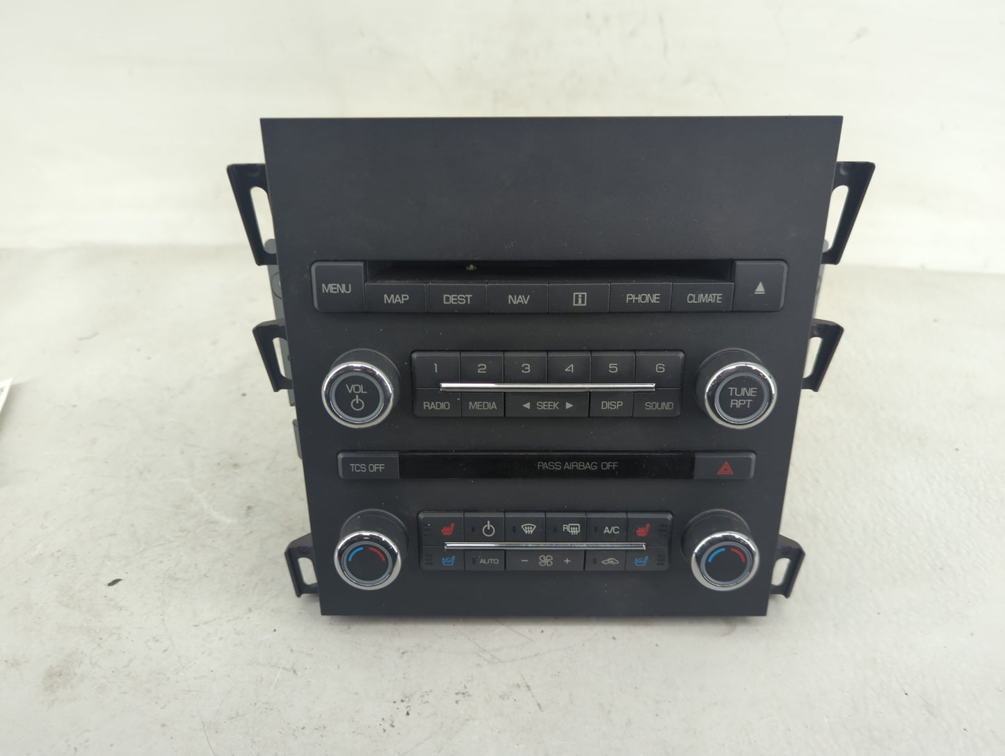 2011-2012 Lincoln Mkz Radio AM FM Cd Player Receiver Replacement P/N:CH6T 18K931JA Fits Fits 2011 2012 OEM Used Auto Parts -