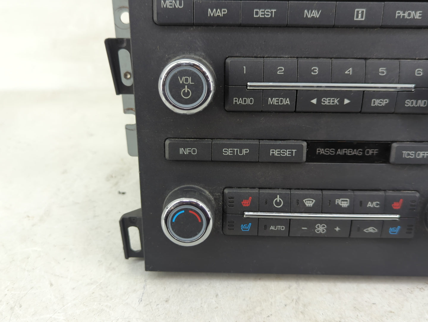 2012 Lincoln Mkz Radio AM FM Cd Player Receiver Replacement Fits OEM Used Auto Parts - Oemusedautoparts1.com