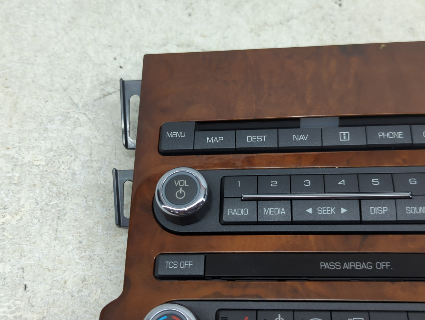 2011-2012 Lincoln Mkz Radio Control Panel - Oemusedautoparts1.com