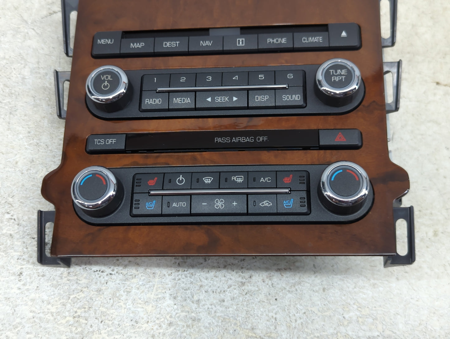 2011-2012 Lincoln Mkz Radio Control Panel - Oemusedautoparts1.com