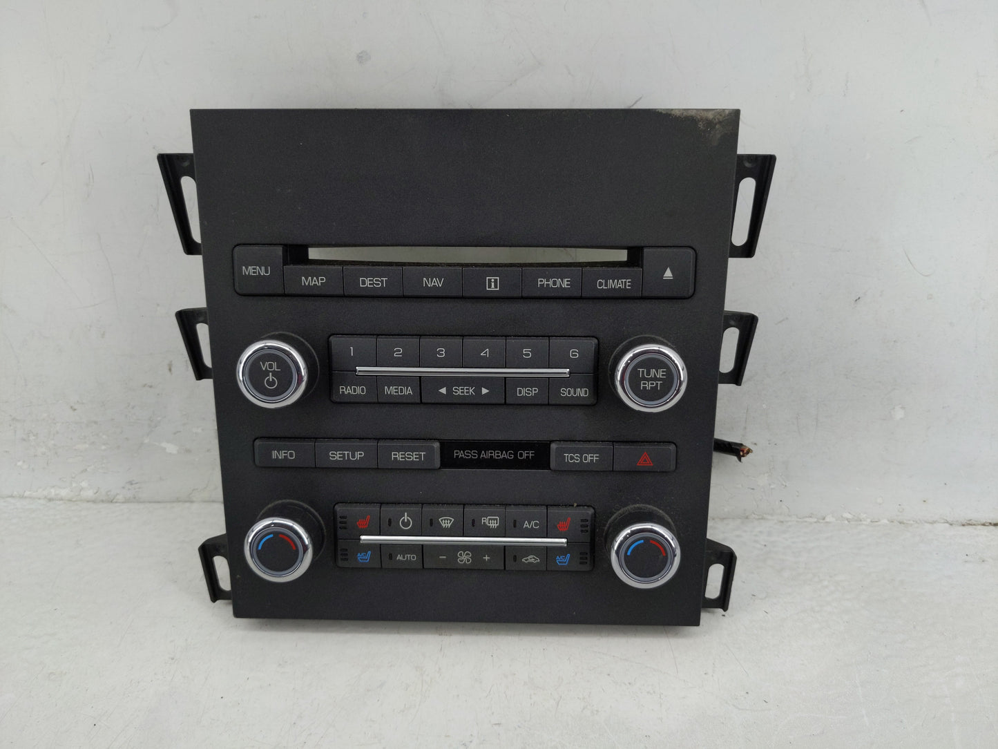 2011-2012 Lincoln Mkz Radio AM FM Cd Player Receiver Replacement P/N:BH6T-18A802-CA Fits Fits 2011 2012 OEM Used Auto Parts 