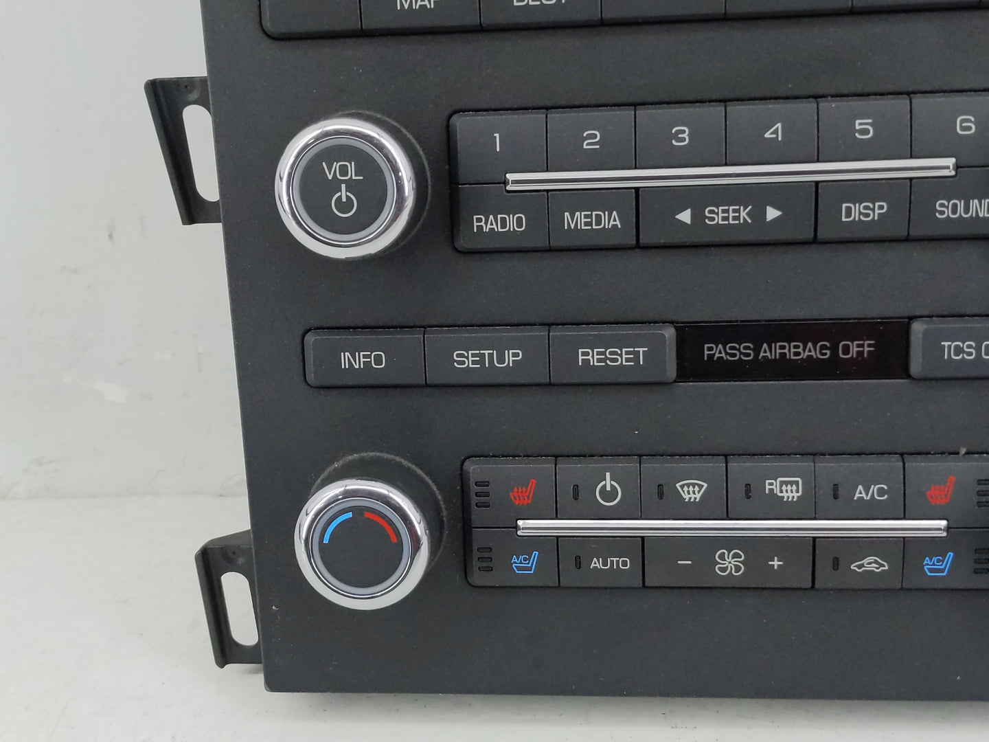 2011-2012 Lincoln Mkz Radio AM FM Cd Player Receiver Replacement P/N:BH6T-18A802-CA Fits Fits 2011 2012 OEM Used Auto Parts 