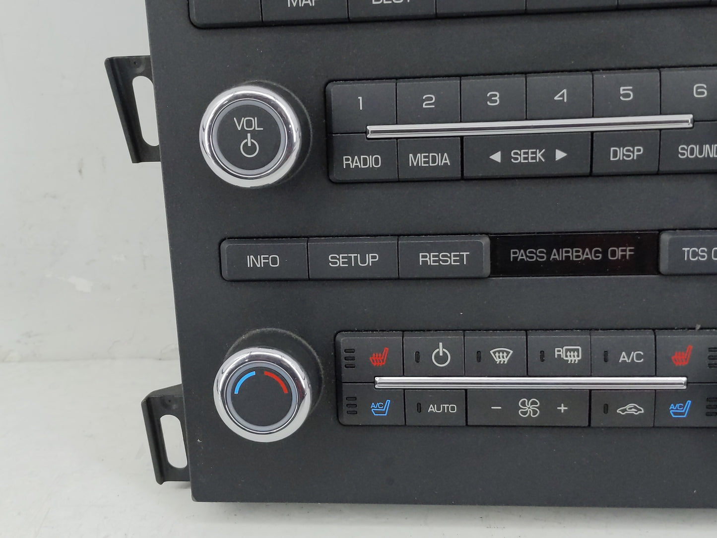2011-2012 Lincoln Mkz Radio AM FM Cd Player Receiver Replacement P/N:BH6T-18A802-CA Fits Fits 2011 2012 OEM Used Auto Parts 