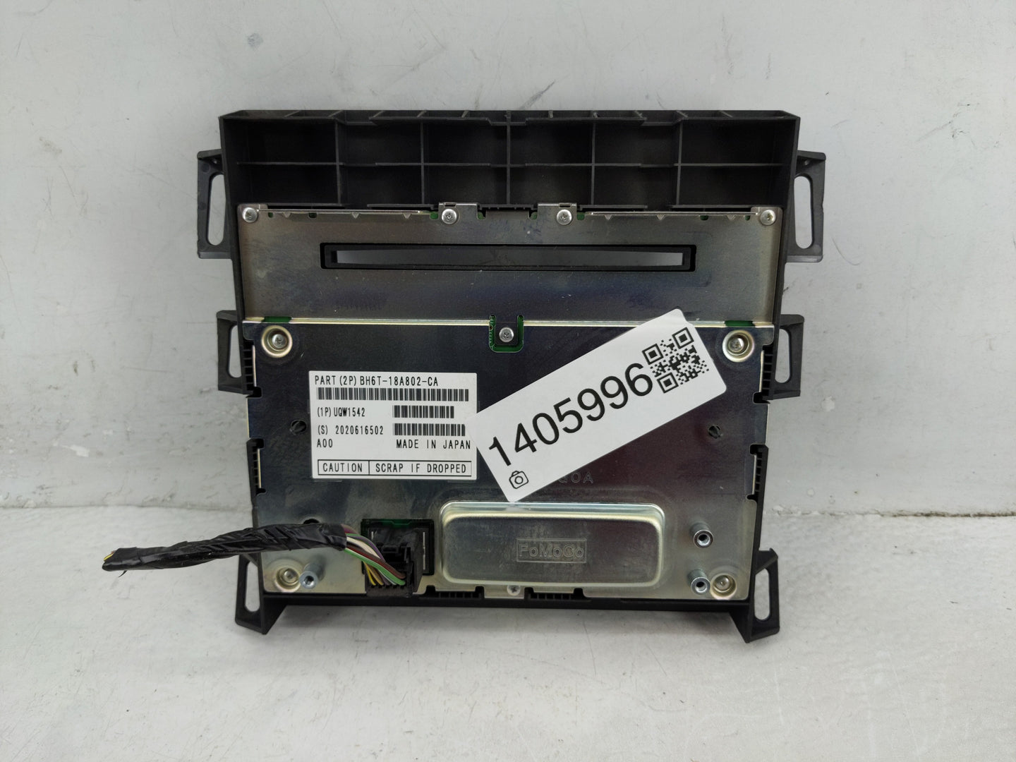 2011-2012 Lincoln Mkz Radio AM FM Cd Player Receiver Replacement P/N:BH6T-18A802-CA Fits Fits 2011 2012 OEM Used Auto Parts 
