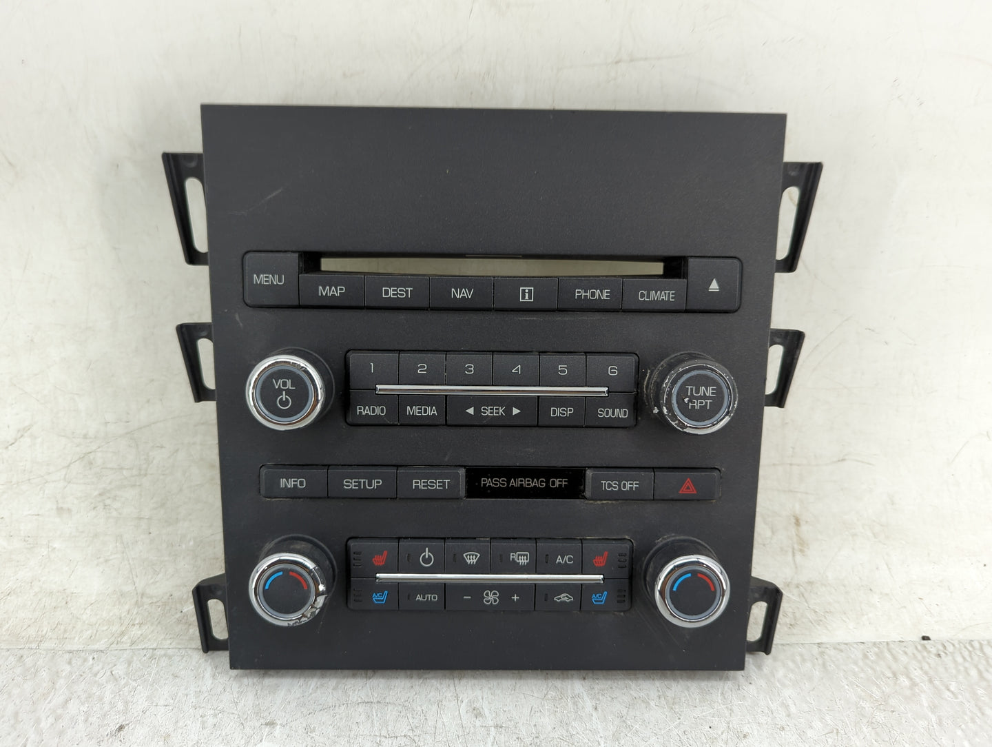 2011-2012 Lincoln Mkz Radio Control Panel - Oemusedautoparts1.com