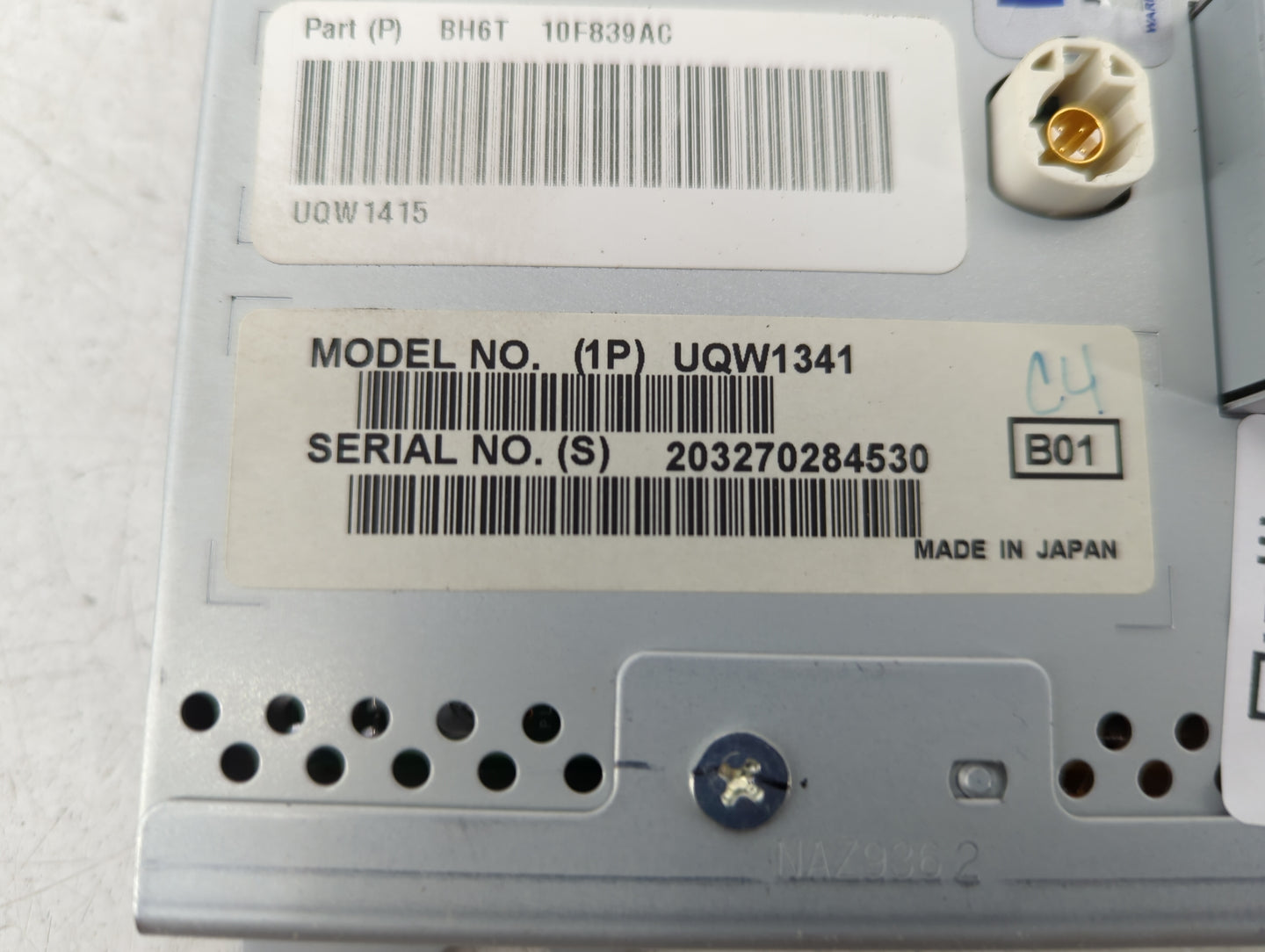 2011-2012 Lincoln Mkz Information Display Screen - Oemusedautoparts1.com