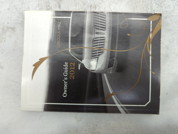 2012 Lincoln Mkz Owners Manual Book Guide P/N:CH6J 19A321 AA OEM Used Auto Parts - Oemusedautoparts1.com