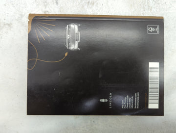 2012 Lincoln Mkz Owners Manual Book Guide P/N:CH6J 19A321 AA OEM Used Auto Parts