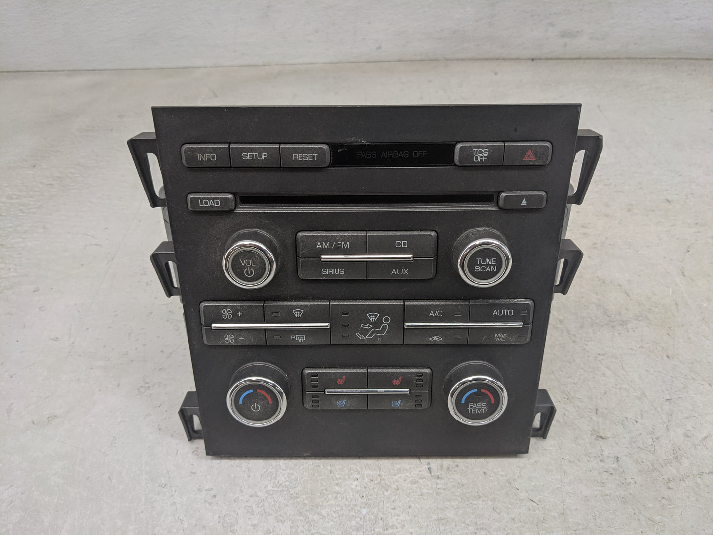 2012 Lincoln Mkz Radio AM FM Cd Player Receiver Replacement P/N:CH6T-19C158-AC 9H6T-18A802-BJ Fits OEM Used Auto Parts - Oem