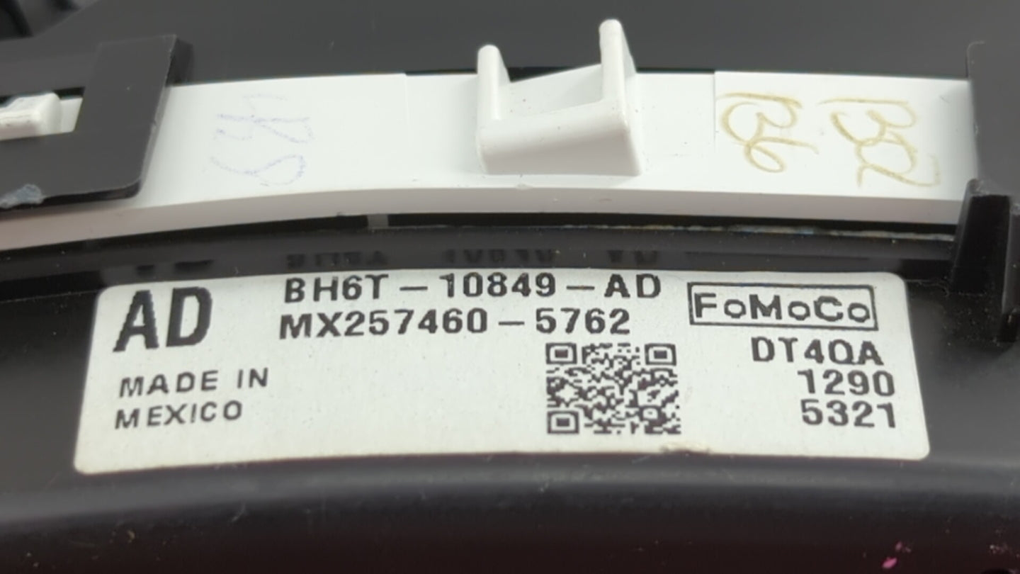 2011-2012 Lincoln Mkz Instrument Cluster Speedometer Gauges P/N:BH6T-10849-AD Fits Fits 2011 2012 OEM Used Auto Parts - Oemu