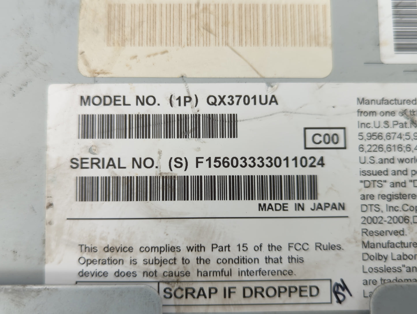 2012-2012 Lincoln Mkz Am Fm Cd Player Radio Receiver - Oemusedautoparts1.com