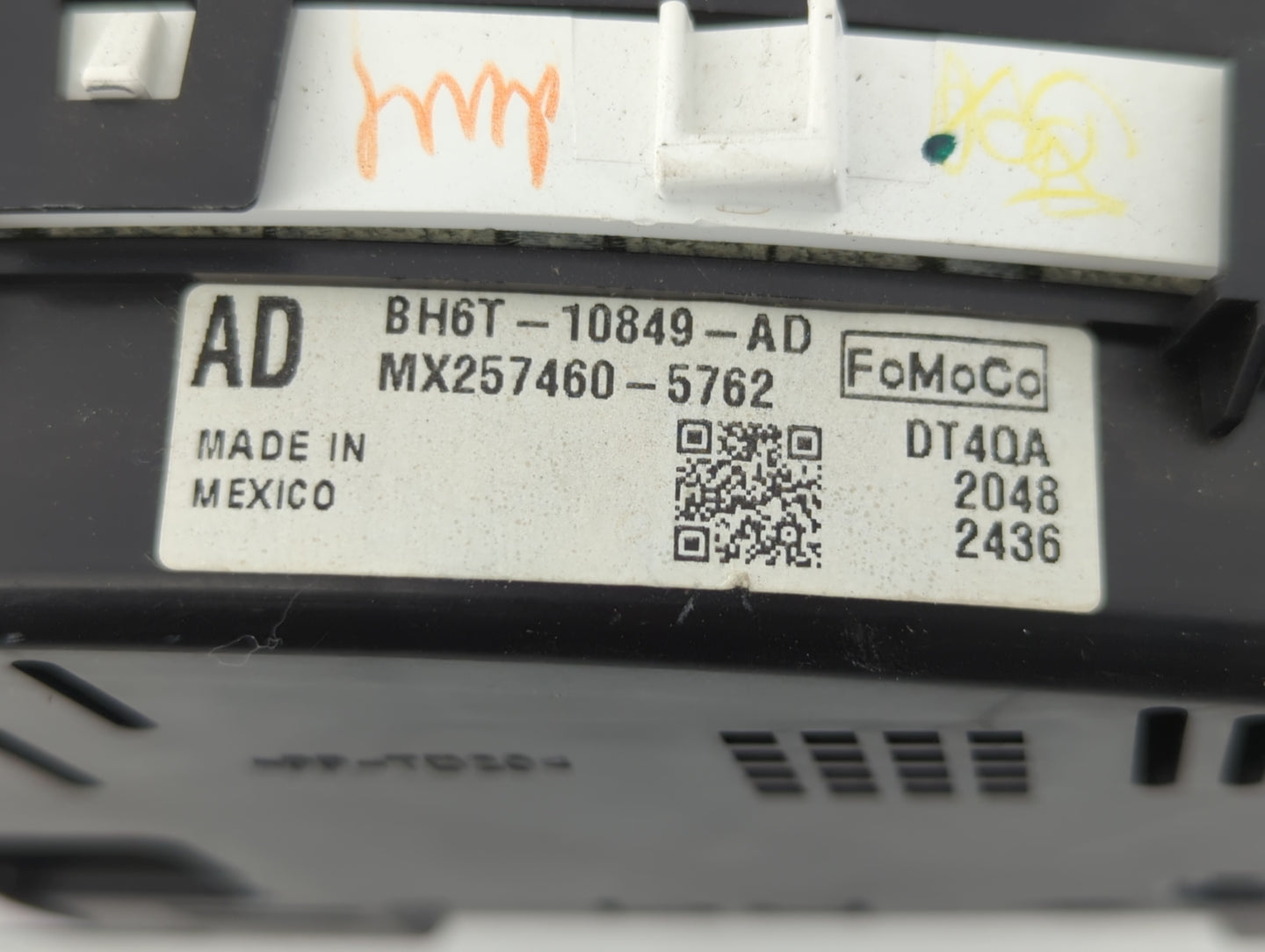 2011-2012 Lincoln Mkz Instrument Cluster Speedometer Gauges P/N:BH6T-10849-AD Fits Fits 2011 2012 OEM Used Auto Parts - Oemu