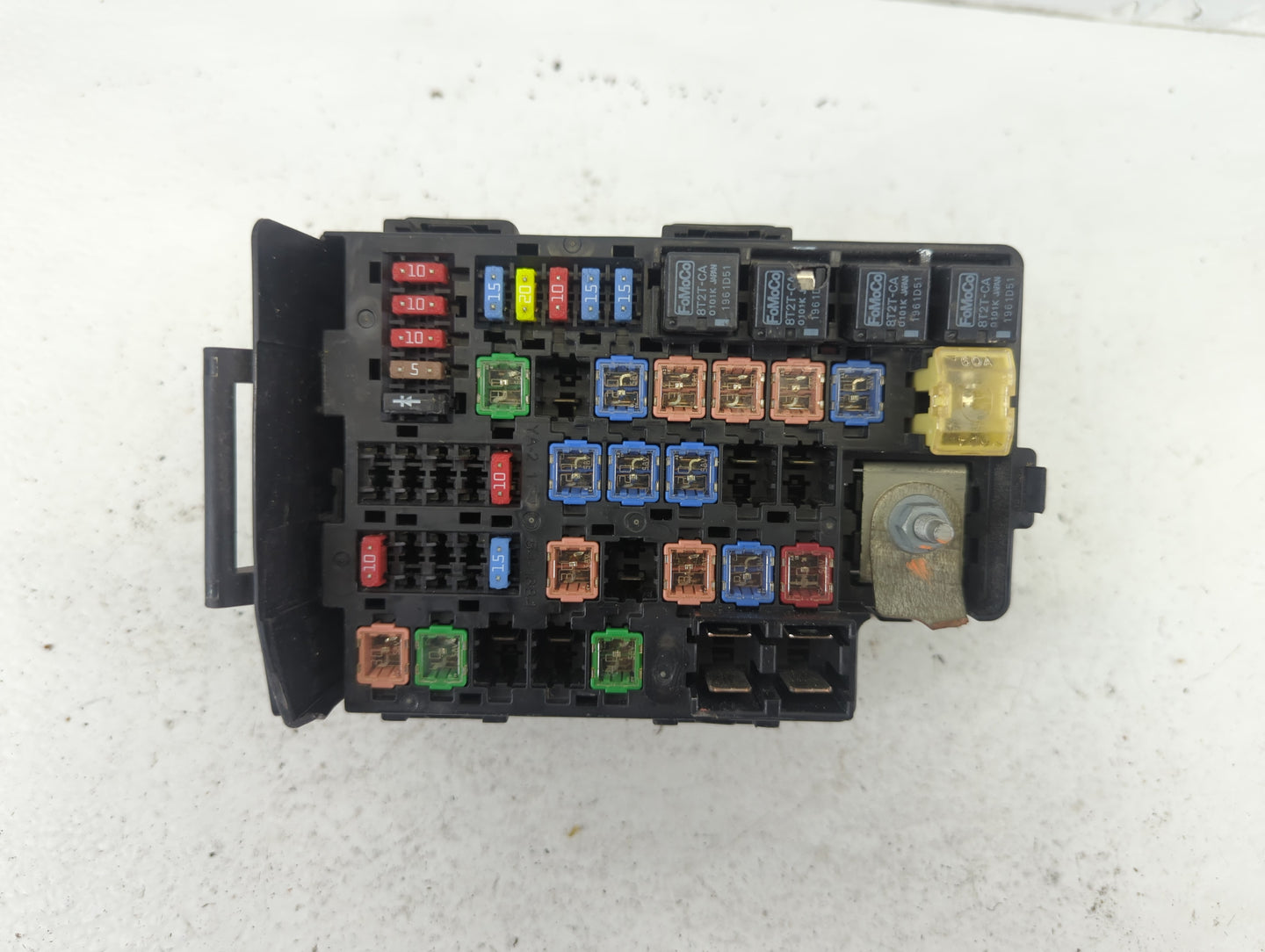 2011-2012 Lincoln Mkz Fusebox Fuse Box Panel Relay Module P/N:BH6T-14290-C Fits Fits 2010 2011 2012 OEM Used Auto Parts - Oe