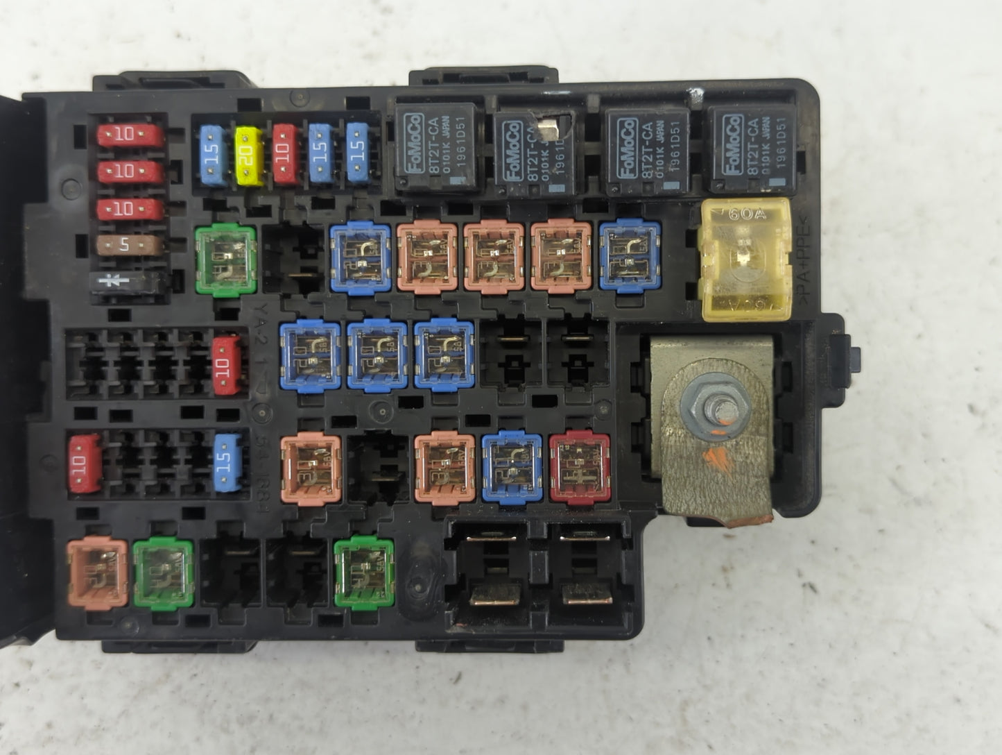 2011-2012 Lincoln Mkz Fusebox Fuse Box Panel Relay Module P/N:BH6T-14290-C Fits Fits 2010 2011 2012 OEM Used Auto Parts - Oe