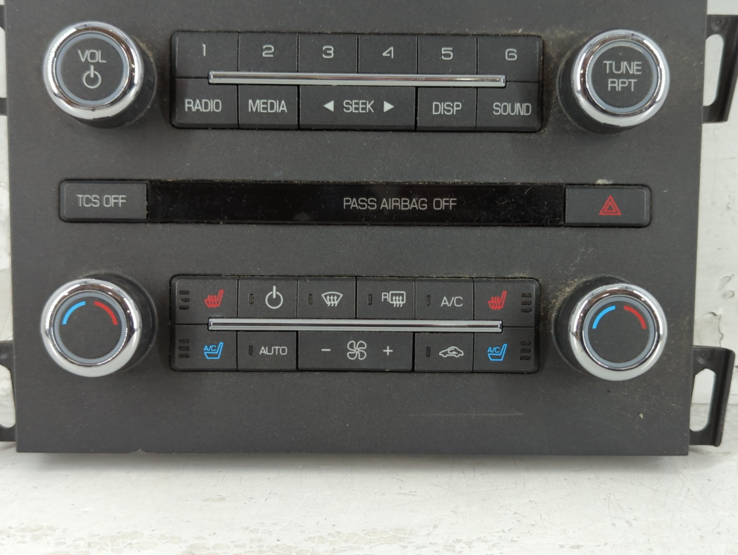 2012 Lincoln Mkz Climate Control Module Temperature AC/Heater Replacement Fits OEM Used Auto Parts - Oemusedautoparts1.com